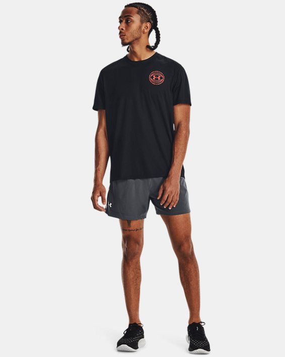 Men's UA Speed Stride Spot T-Shirt, Black, pdpMainDesktop image number 2